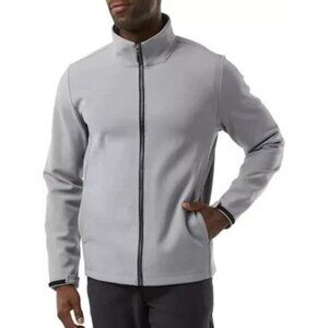 NEW 32 Degrees Heat Men's M Light Gray Full-Zip Jacket  100% Polyester